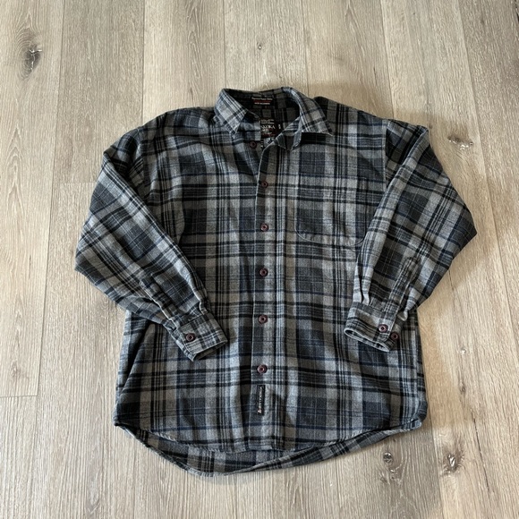 -Muskoka Lakes Plaid Button Down- - Picture 3 of 4